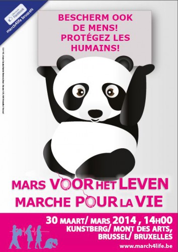 marche pour la vie, mars voor het leven, Bruxelles, Brussel, Brussels, avortement, abortus, abortion, euthanasie, euthanasia