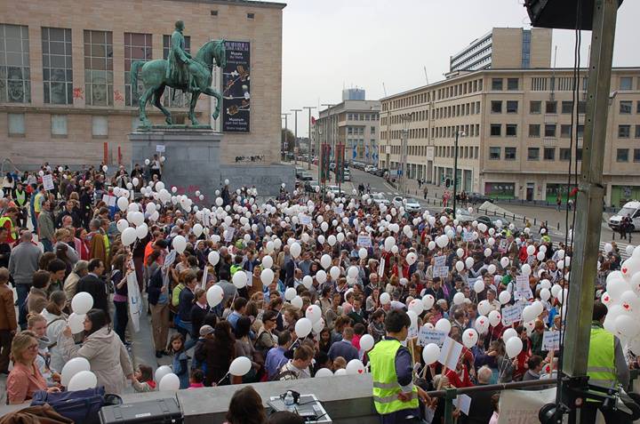 Marche pour la vie, Bruxelles, 2014, euthanasie, mineurs, avortement, pro-vie, jeunes